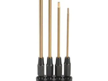 4 X HEX TIP SET POWER DRIVER TYPE 1.5MM 2.0MM 2.5MM 3.0