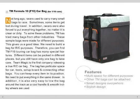 TEAM MAGIC FORMULA F8 SUPRA HAULER BAG TEAM MAGIC TEAM MAGIC FORMULA F8 SUPRA HAULER BAG TEAM MAGIC