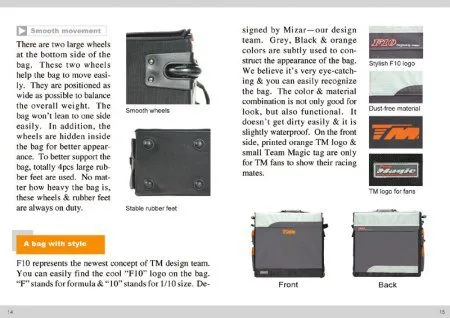 TEAM MAGIC FORMULA F8 SUPRA HAULER BAG TEAM MAGIC TEAM MAGIC FORMULA F8 SUPRA HAULER BAG TEAM MAGIC