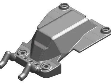 TEAM CORALLY CHASSIS SERVO COVER