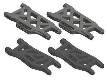 TEAM CORALLY SUSPENSION ARM SET FR-RE