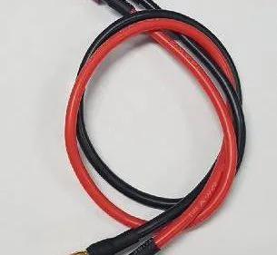 4MM TO MALE DEANS (T-PLUG) CHARGE LEADS