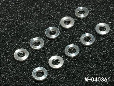 ALLOY SPACER 3X6X1 (10)