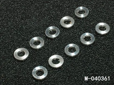 ALLOY SPACER 3X6X1 (10) RACEOPT