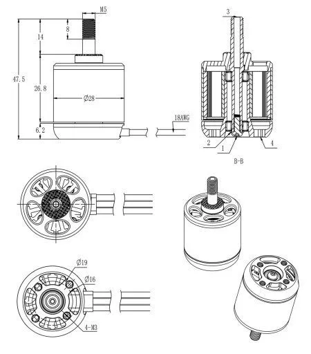 BROTHER HOBBY REUNION 2318 890KV BROTHER HOBBY