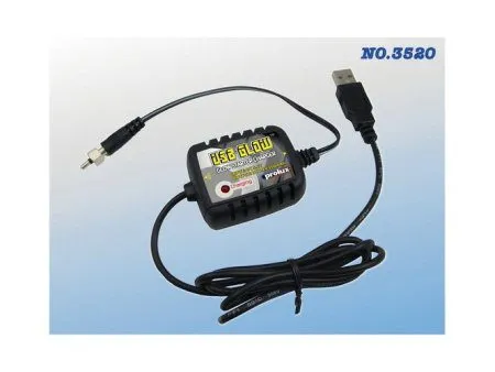 DC USB 1C NICD/NIMH GLOW STARTER CHARGER PROLUX HOBBY