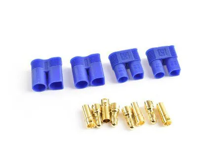 EC3 PLUG MALE/FEMALE 2 PAIRS TORNADO RC