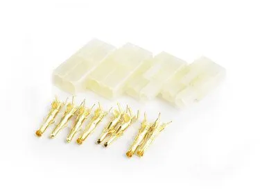 TAMIYA CONNECTOR SET GOLD PLATED TERMINALS 2 PAIRS TAMIYA CONNECTOR SET GOLD PLATED TERMINALS 2 PAIRS - Image 1