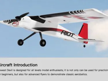 Dancing Wings, Top RC Riot RC Plane PNP Dancing Wings, Top RC Riot RC Plane PNP - Image 3