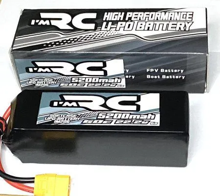 5200MAH 60C 22.2V 6S IM RC