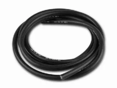 12AWG BLACK HOOKUP WIRE 3 X 20CM PIECES