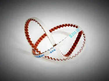 RACEOPT 351MM WHITE FLEXIBLE BELT