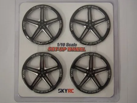 Sky Rc Set Up Wheels Set Of 4 Black SKY RC Sky Rc Set Up Wheels Set Of 4 Black SKY RC