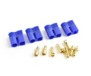 EC3 PLUG MALE (4) HOUSING INC BULLETS TORNADO RC