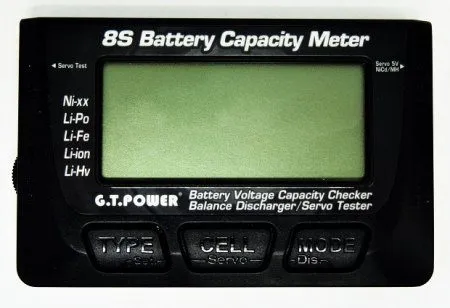 GT-8SMETER GT POWER MULTI CHEMISTRY BATTERY TESTER GT POWER