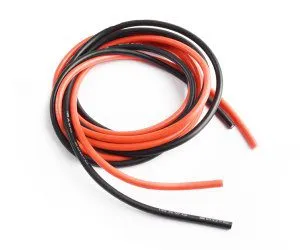 16AWG SILICONE WIRE 1MT RED & BLACK PITLANE HOBBIES