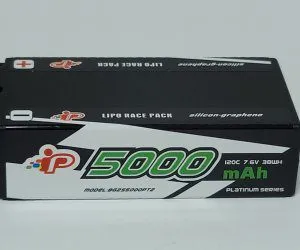 INTELLECT 5000 MAH 7.6V 120C PLATINUM SERIES LIPO BATTERY NXE
