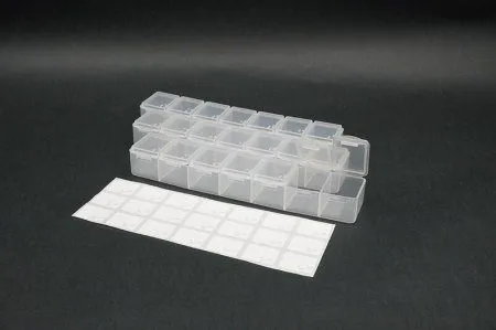 KOS32117 Koswork KOSWORK 7 Compartments Parts Box 165x34x25mm (3 sets) KOSWORK RC