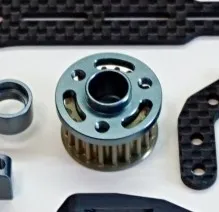 Alloy Spur Gear Adaptor V2 conversion RACEOPT