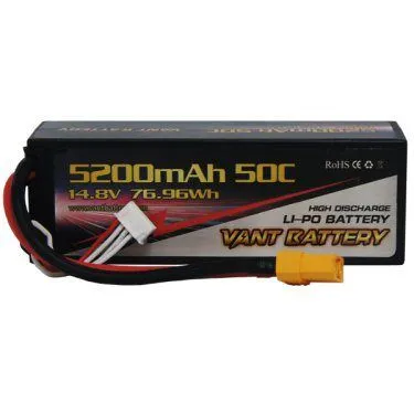 Vant Lipo 5200 14.8v 50c T-plug (50x48x140) TEAM ORION