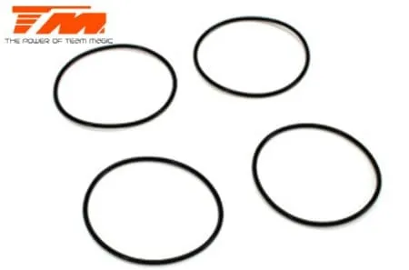 Spare Part - E4RS/JS/JRII/III/E4RS4 - Differential Case O-ring (4 pcs) TEAM MAGIC