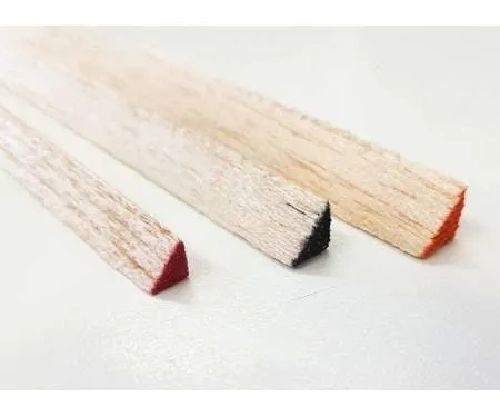 BALSA TRIANGLE STOCK BALSA TRIANGLE STOCK 12.5 X 12.5 X 900MM