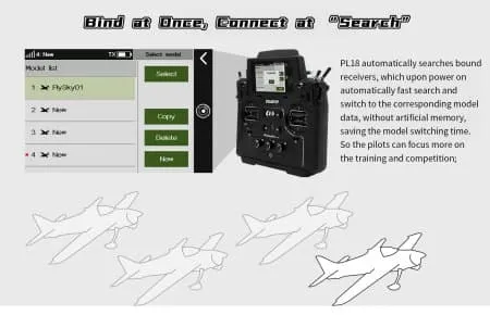 PL18 2.4GHz AFHDS3 18CH Radio System FLYSKY