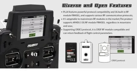 PL18 2.4GHz AFHDS3 18CH Radio System FLYSKY