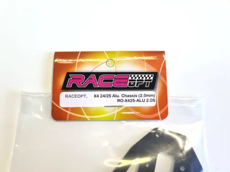 RACEOPT X4 24/25 ALLOY CHASSIS 2.0MM RACEOPT RACEOPT X4 24/25 ALLOY CHASSIS 2.0MM RACEOPT