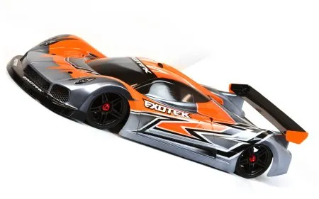 Pzero R 1/10 USGT RACE BODY clear lexan w/ wing