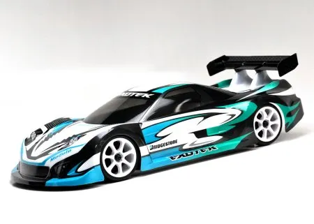 TYPE A 1/10 USGT RACE BODY CLEAR LEXAN W/ WING