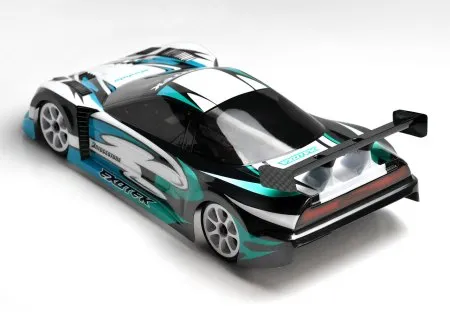 TYPE A 1/10 USGT RACE BODY CLEAR LEXAN W/ WING