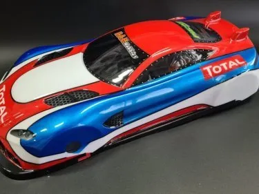 ASTON MARTIN IN TOTAL OIL LIVERY