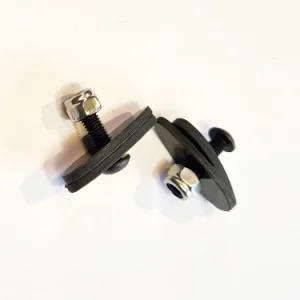 Touring Car Carbon Wing Buttons (4) Inc Hardware BEZERK RC