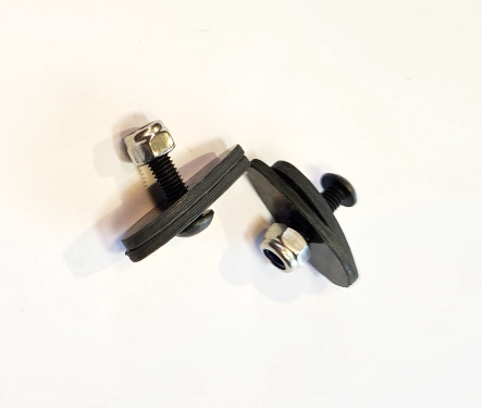 Touring Car Carbon Wing Buttons (4) Inc Hardware PITLANE HOBBIES