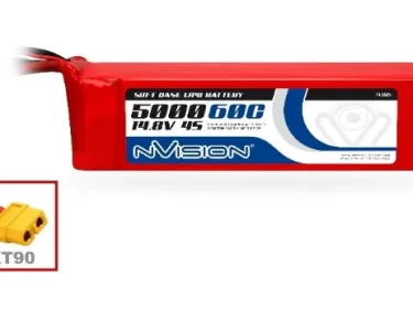 NVISION 5000mah 4S 60C LiPo w/xt90 plug