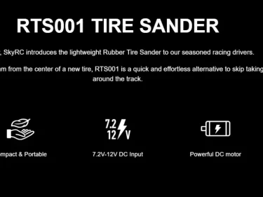 SkyRC Tire Sander Deluxe Black SkyRC Tire Sander Deluxe Black - Image 6