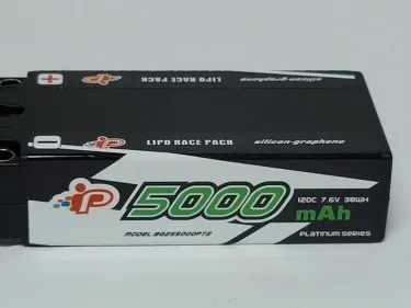 INTELLECT 5000 MAH 7.6V 120C PLATINUM SERIES LIPO BATTERY