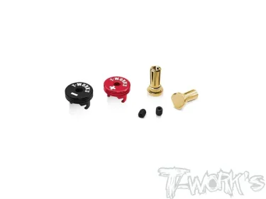 T-WORKS Polarity Heat sink Connector 4mm Plugs RB T-WORKS Polarity Heat sink Connector 4mm Plugs RB - Image 1