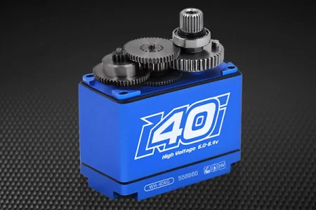 Power HD Blue Alloy Standard Coreless 40kg 8.4v Steel Geared WP POWER HD