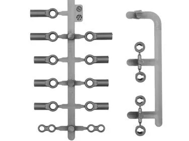 RC10TC8 Ball Cups Arm Ball Inserts And Anti-Roll Bar Links