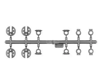 RC10TC8 SHOCK BALL ENDS AND SPRING CUPS