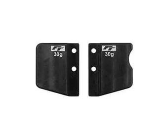 RC10TC8 FT STEEL FRONT AND REAR SHORT BATTERY WEIGHT SET, 60G