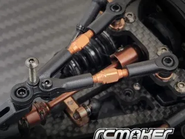 10021 - 4.8mm Turnbuckle Upper Arm Set (Bronze Aluminium) 10021