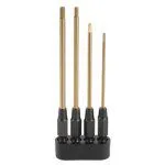 4 X HEX TIP SET POWER DRIVER TYPE 1.5MM 2.0MM 2.5MM 3.0 TEAM TITAN