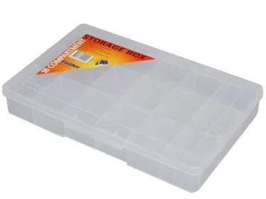 FISCHER 18 Compartment Spare Parts Box - Image 1