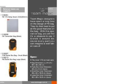 TEAM MAGIC FORMULA F8 SUPRA HAULER BAG - Image 10