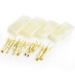 TAMIYA CONNECTOR SET GOLD PLATED TERMINALS 2 PAIRS TORNADO RC