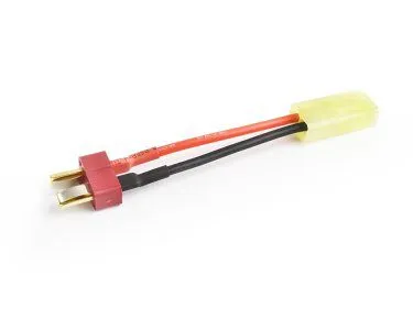 Female Micro Tamiya to Male Deans adaptor 18# 5cm 0.08 wire - Image 1