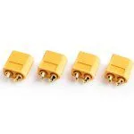 XT60 PLUG MALE (4) TORNADO RC